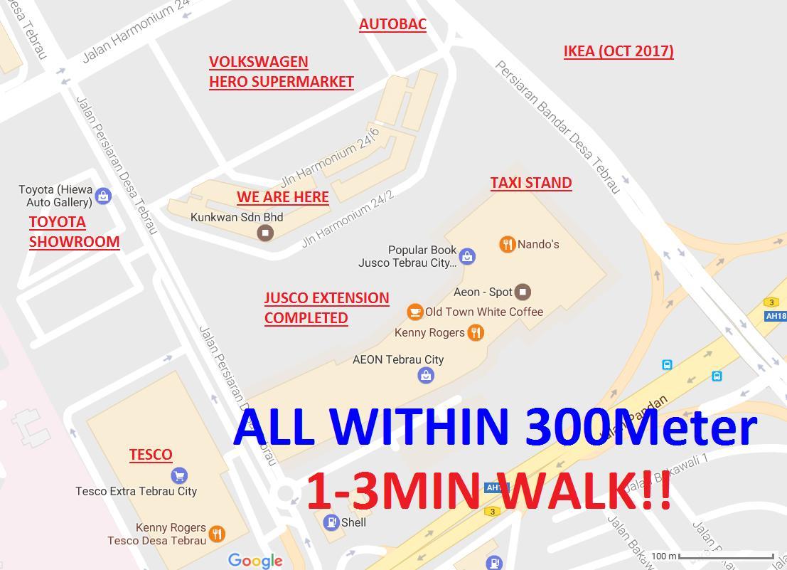 Best Walkable Location ** Desa Tebrau Johor Bahru Exterior foto